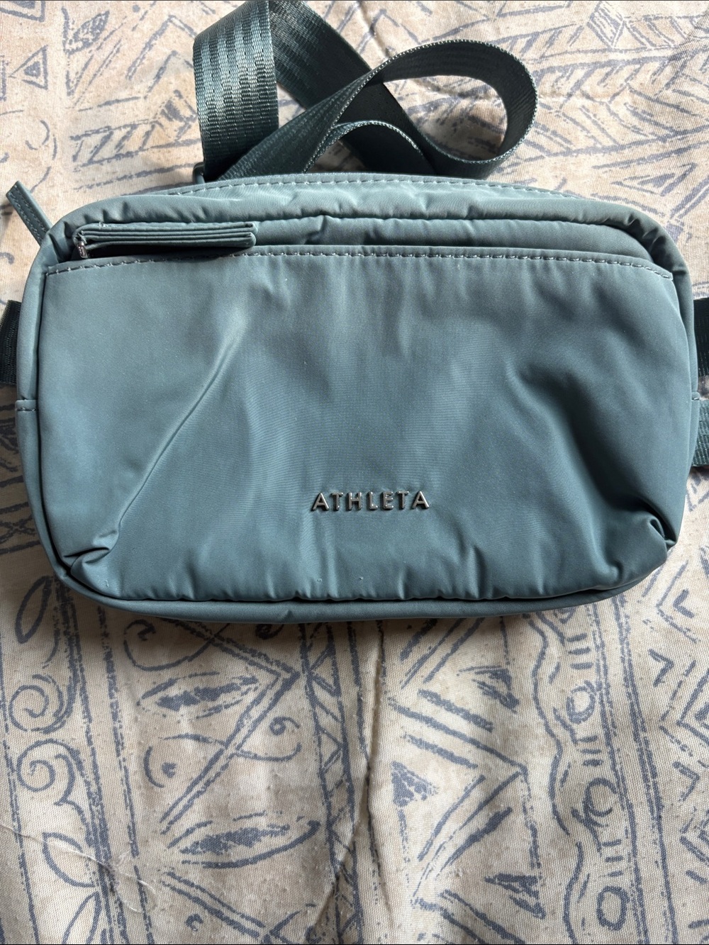 Athleta Sage Green Waist/Crossbody Bag